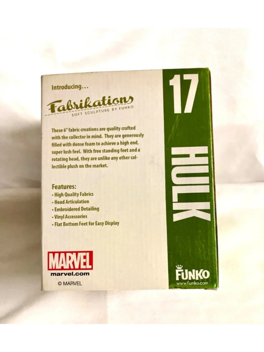 Funko Fabrikations Marvel Avengers Age Of Ultron Hulk Soft Sculpture Plush Colle